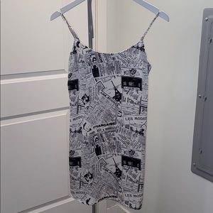Newspaper Mini Dress